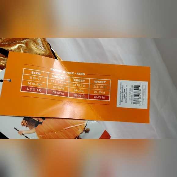 NWT Target Hyde and Eek Kid's Witch Dress and Hat Largue 3+ Orange Black… - Picture 9 of 9